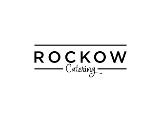 Rockow Catering logo design by checx