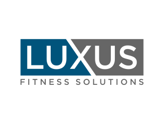 Luxus Fitness Solutions logo design by p0peye