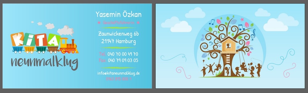 KITA neunmalklug logo design by ksantirg