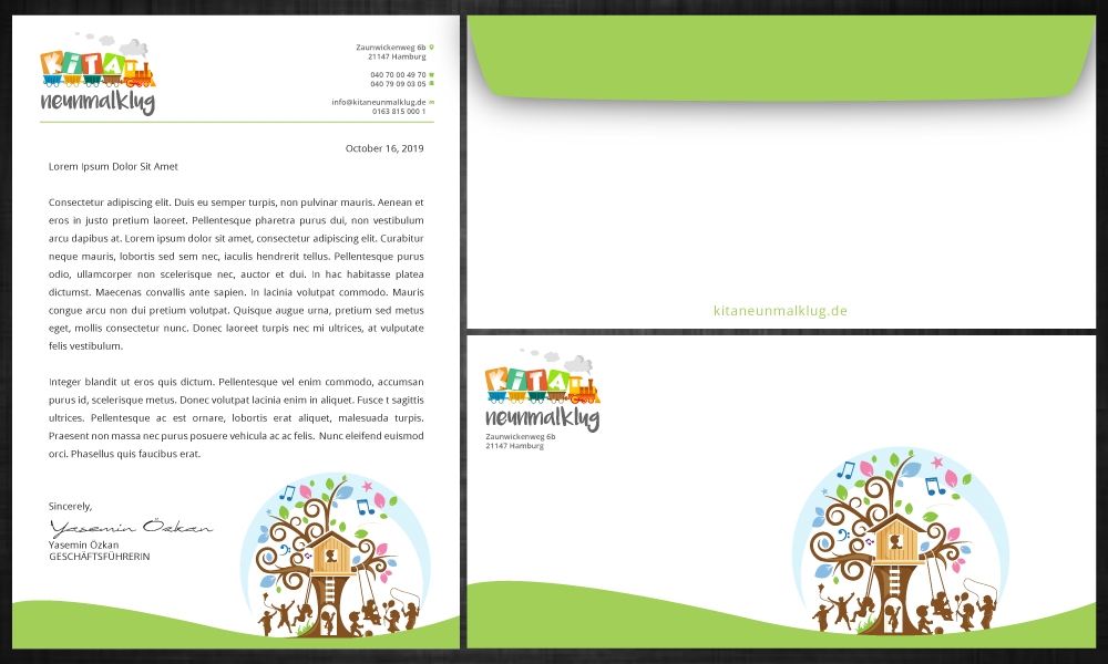 KITA neunmalklug logo design by LogOExperT