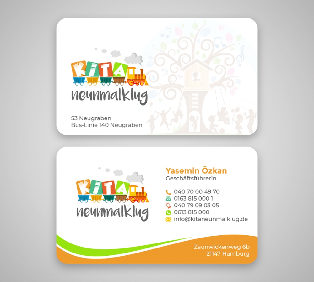 KITA neunmalklug logo design by Boomstudioz