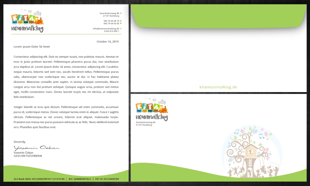 KITA neunmalklug logo design by LogOExperT