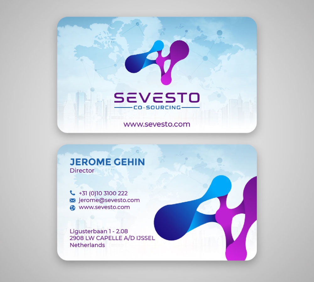 Sevesto logo design by Boomstudioz