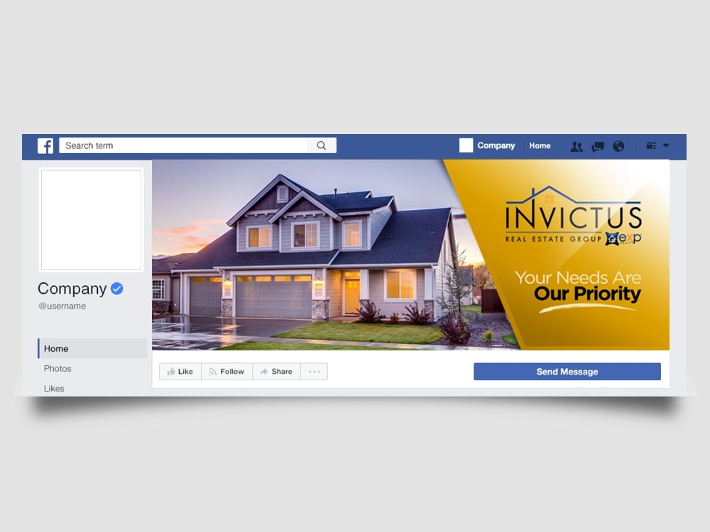 Invictus Real Estate Group logo design by Realistis