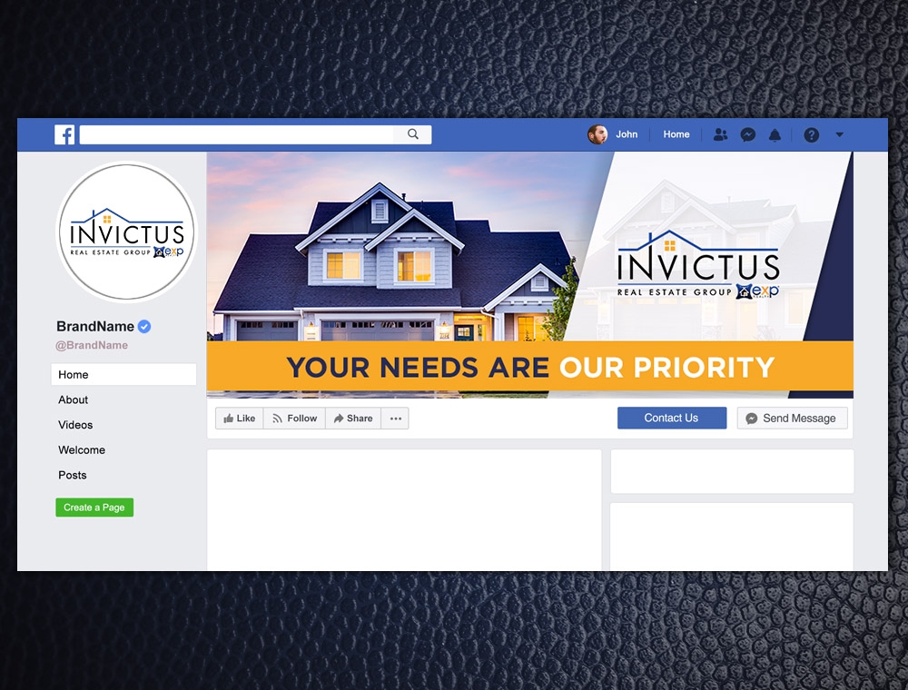 Invictus Real Estate Group logo design by fritsB