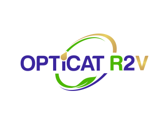 OptiCat R2V logo design by BeDesign
