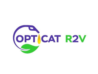 OptiCat R2V logo design by Marianne