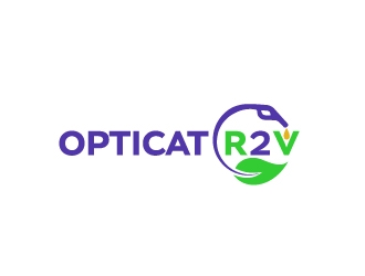 OptiCat R2V logo design by Marianne