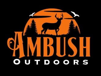Ambush Outdoors logo design by AamirKhan