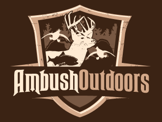 Ambush Outdoors logo design by PRN123