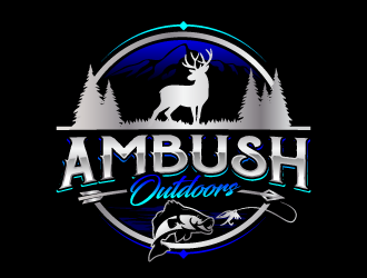 Ambush Outdoors logo design by jaize