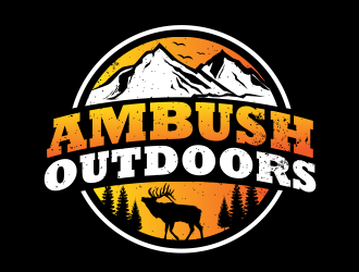 Ambush Outdoors logo design by scriotx