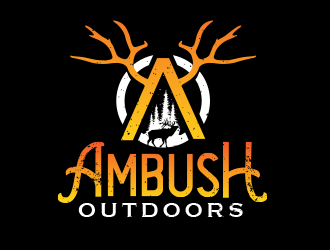 Ambush Outdoors logo design by scriotx