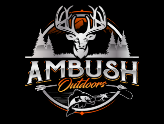 Ambush Outdoors logo design by jaize