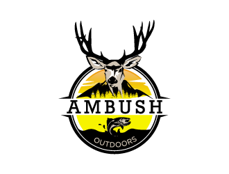 Ambush Outdoors logo design by torresace