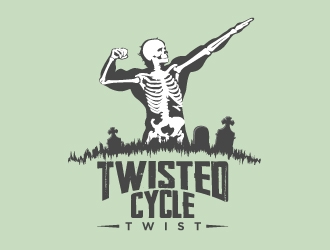 Twisted Cycle Twist or Treat logo design by aRBy