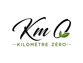 Km 0        Kilomètre zéro logo design by dibyo