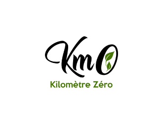 Km 0        Kilomètre zéro logo design by nona