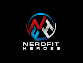 NerdFit Heroes logo design by BintangDesign