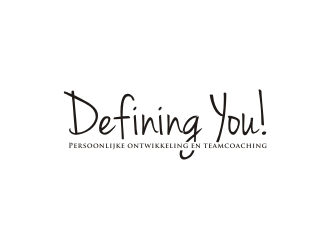 Defining You! Persoonlijke ontwikkeling en teamcoaching logo design by Barkah