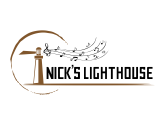 Nicks Lighthouse logo design by Gwerth