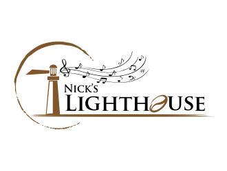 Nicks Lighthouse logo design by Gwerth