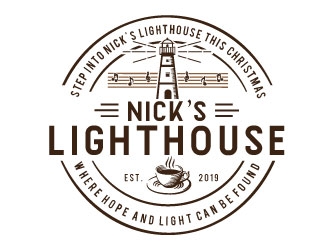 Nicks Lighthouse logo design by Conception