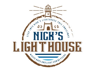 Nicks Lighthouse logo design by Conception