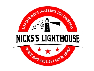 Nicks Lighthouse logo design by PrimalGraphics