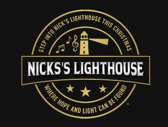 Nicks Lighthouse logo design by PrimalGraphics