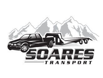 Soares Transport logo design by limo