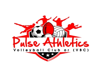Pulse Athletics Volleyball Club logo design by AamirKhan
