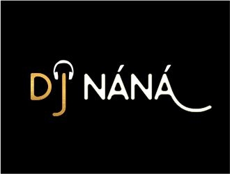 DJ NÁNÁ logo design by RealTaj