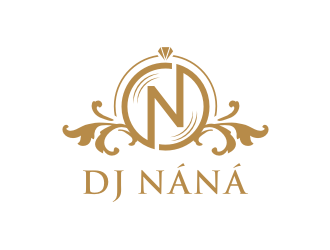 DJ NÁNÁ logo design by Zeratu
