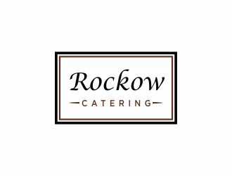 Rockow Catering logo design by santrie