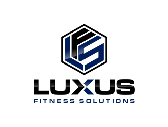 Luxus Fitness Solutions logo design by evdesign