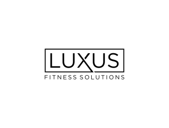 Luxus Fitness Solutions logo design by haidar