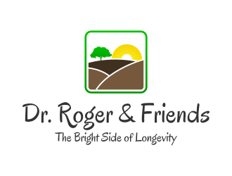 Dr. Roger & Friends: The Bright Side of Longevity  logo design by Purwoko21