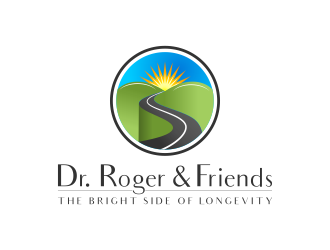 Dr. Roger & Friends: The Bright Side of Longevity  logo design by pakNton