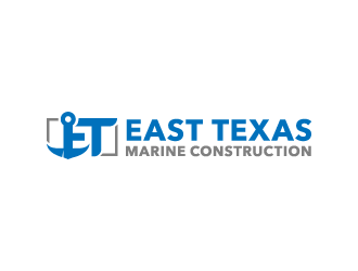 East Texas Marine Construction logo design by hwkomp