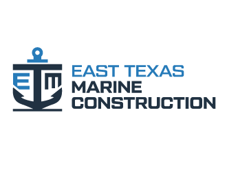 East Texas Marine Construction logo design by akilis13