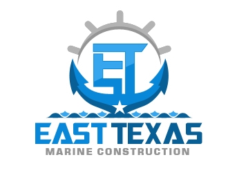 East Texas Marine Construction logo design by Vickyjames