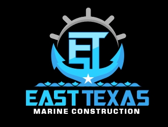East Texas Marine Construction logo design by Vickyjames