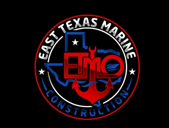 East Texas Marine Construction logo design by DreamLogoDesign