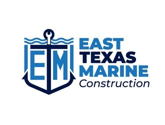 East Texas Marine Construction logo design by DreamLogoDesign