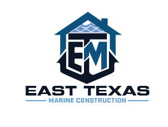 East Texas Marine Construction logo design by THOR_