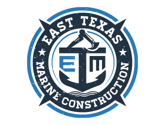 East Texas Marine Construction logo design by akilis13