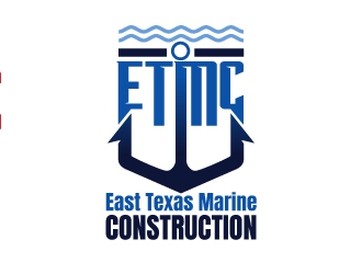 East Texas Marine Construction logo design by fantastic4
