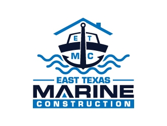 East Texas Marine Construction logo design by jaize