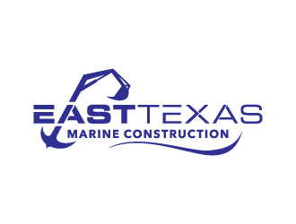East Texas Marine Construction logo design by hwkomp